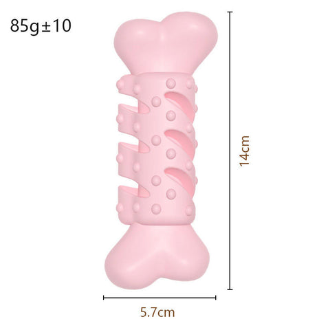 Solid Chewing Bone Dog Toy Dental Care 90g TPR Material