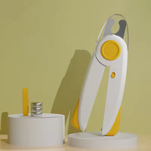 LED Pet Nail Clippers Safe and Precise Grooming Tool for Cats Dogs