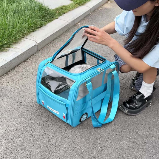 Portable Breathable Pet Cat Bag Large Capacity Handbag Four Seasons Universal Bag