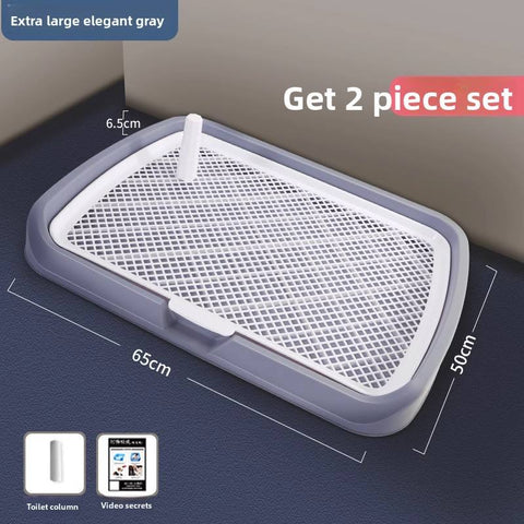 Automatic Dog Potty Tray with Pee Pad Holder  Easy-Clean Indoor Toilet for Small, Medium & Large Dogs