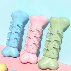 Solid Chewing Bone Dog Toy Dental Care 90g TPR Material