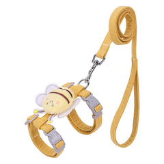 Cat Leash Honeybee-Shaped Harness & Leash Set Cats & Small Dogs