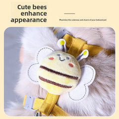 Cat Leash Honeybee-Shaped Harness & Leash Set Cats & Small Dogs