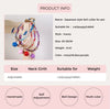 Japanese Style Cat Collar with Bell Solid Pattern Adjustable Necklace for Cats