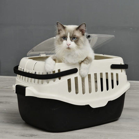 Basket Type Plastic Pet Kennel Pet Carrier for Dog and Cat