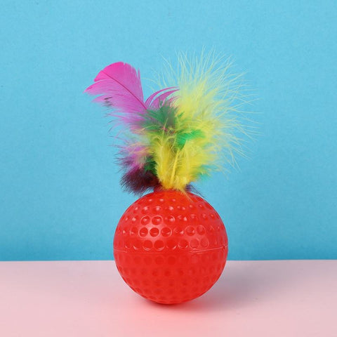 Golf And Badminton Style Plastic Bite Toys for Cats