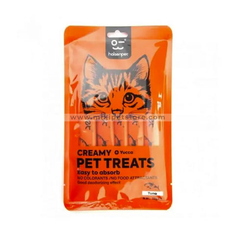 Haisenpet Creamy Cat Treat Tuna 75gm (5×15gm)