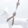 Cute Plaid Cat Harness and Leash Set Adjustable Rope Style for Outdoor Travel