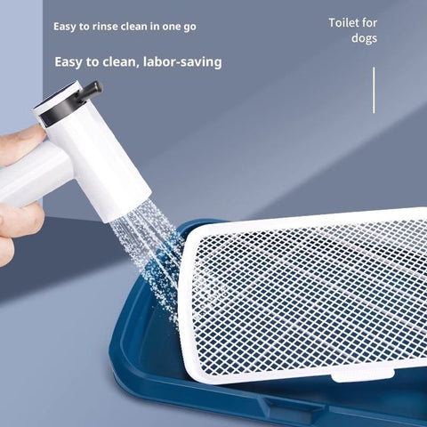 Automatic Dog Potty Tray with Pee Pad Holder  Easy-Clean Indoor Toilet for Small, Medium & Large Dogs