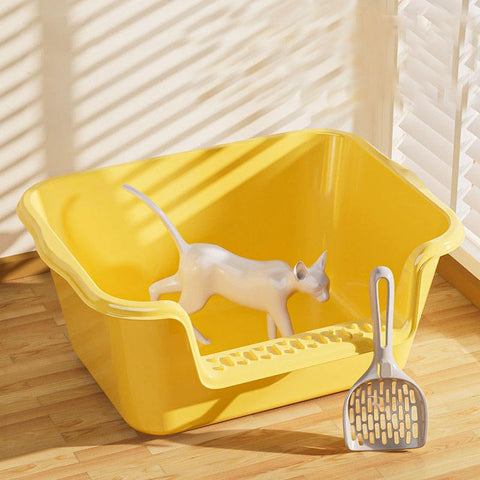 Plastic Big Large Cat Toilet Litter Box