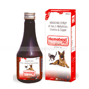 Hemobest Pet Syrup 200ml for Dogs and Cats