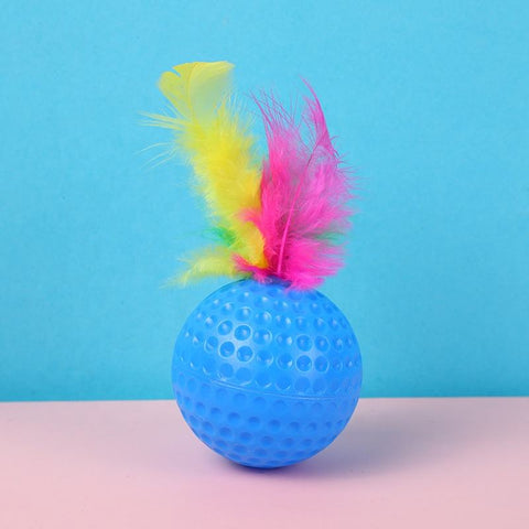 Golf And Badminton Style Plastic Bite Toys for Cats
