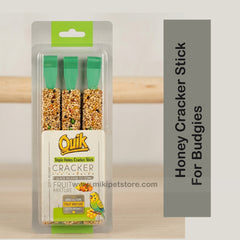 Quik Triple Honey Cracker Stick For Budgies