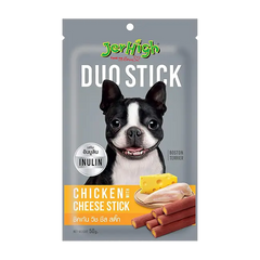 Jerhigh Duo Stick Chicken Cheese Dog Treat 50gm