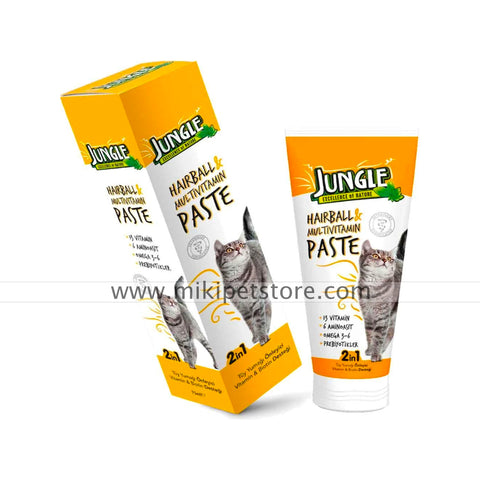 Jungle 2 in 1 Hairball & Multivitamin Paste for Cats 75ml