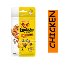 Versele Laga cat treat Crunchy Bites with Chicken Happy Teeth Treats 50gm