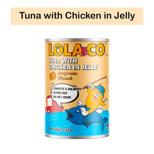 Lola & Co Tuna with Chicken in Jelly 400gm