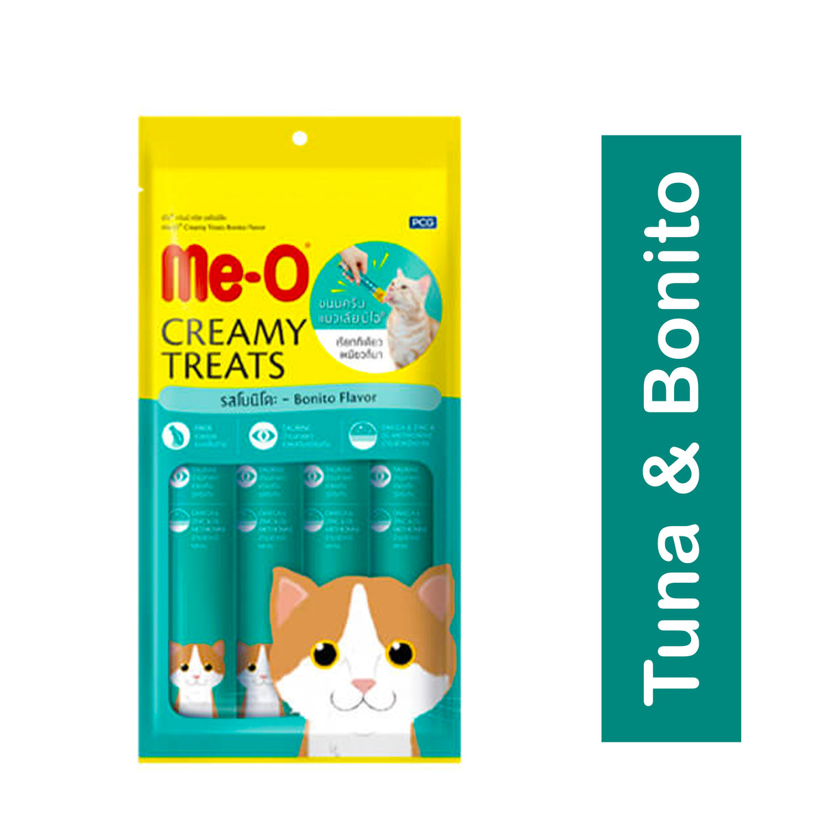 Me-O Meo Creamy Treats Tuna Bonito Flavor (4*15g)