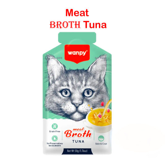 Wanpy Meat Broth Tuna for Cats 50g