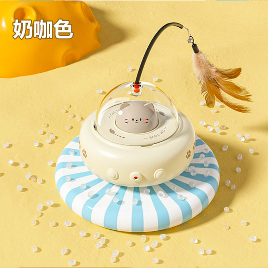 Smart Electric UFO Cat Toy: Interactive Teaser