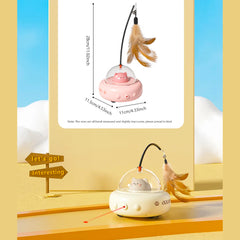 Smart Electric UFO Cat Toy: Interactive Teaser