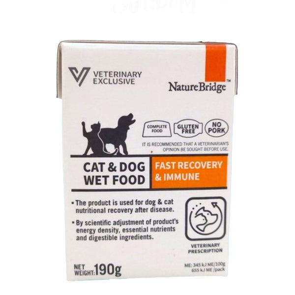 Nature Bridge Fast-Recovery & Immune Dog & Cat Wet Food -190gm