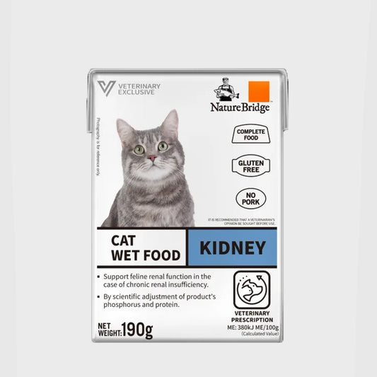 Nature Bridge Vet Kidney Care Wet Cat Food – 190gm