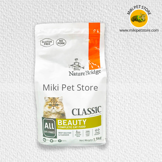 Nature Bridge Classic Beauty 1.5kg Cat Food - Premium Nutrition for Healthy Cats