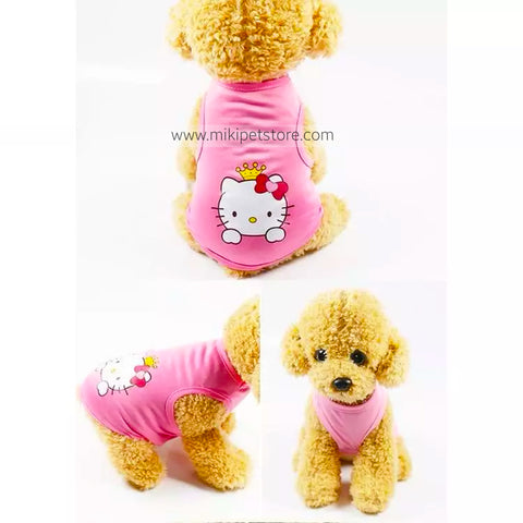 All Season T-Shirt Dress for Cats Small Dogs