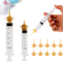 Packaging of 5ml pet nursing feeder with silicone nipple