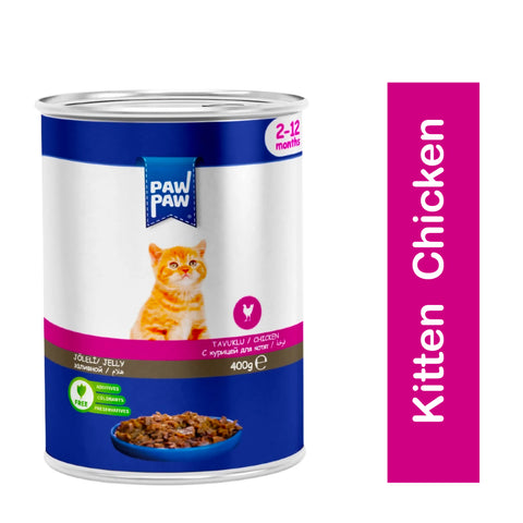 Paw Paw Kitten Can Food Chicken 400g