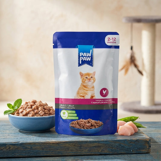 Paw Paw Pouch Kitten Chicken 85g