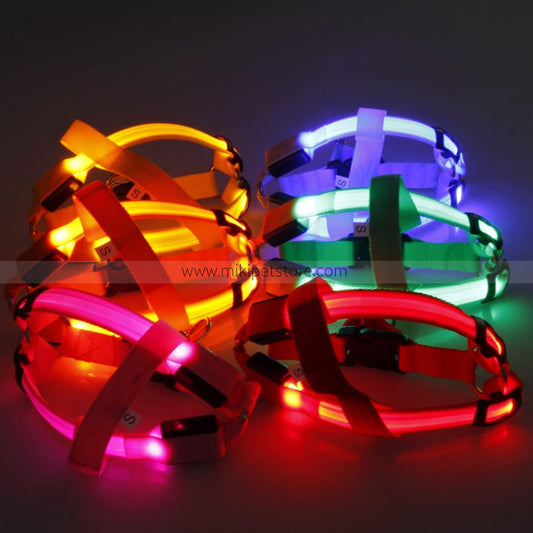 LED Flashing Dog Body Vest