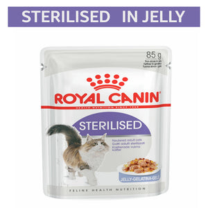 Royal Canin Sterilised Cat Pouch in Jelly 85g Wet Food