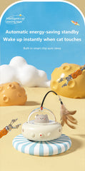 Smart Electric UFO Cat Toy: Interactive Teaser