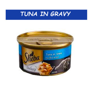 Sheba Deluxe Tuna in Gravy Can 85g – Premium Wet Cat Foo