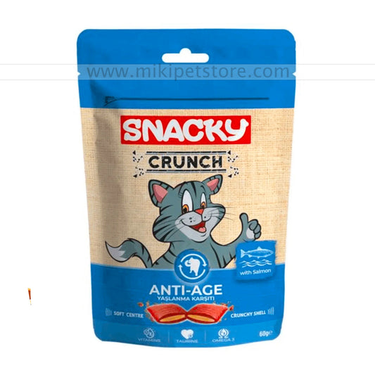 Snacky Crunch Anti Age Treat for Cats With Salmon 60g