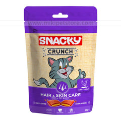 Snacky Crunch Dry Cat Treat Hair & Skin Care with Chicken 60gm