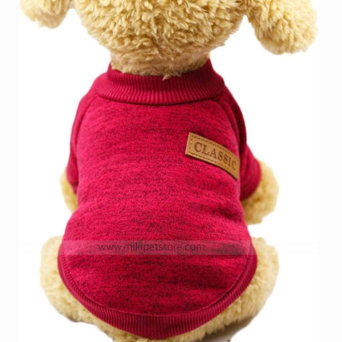 Cozy Fleece Pet Sweater Warm Dog Cat Jumper