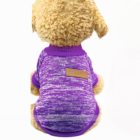 Cozy Fleece Pet Sweater Warm Dog Cat Jumper