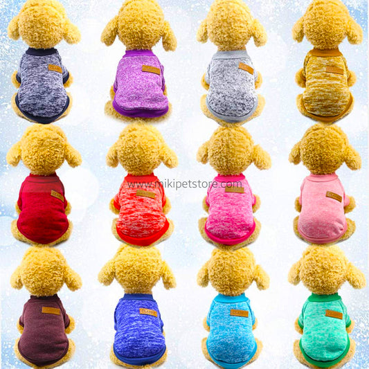 Cozy Fleece Pet Sweater – Warm Dog & Cat Jumper for Small to Large Pets