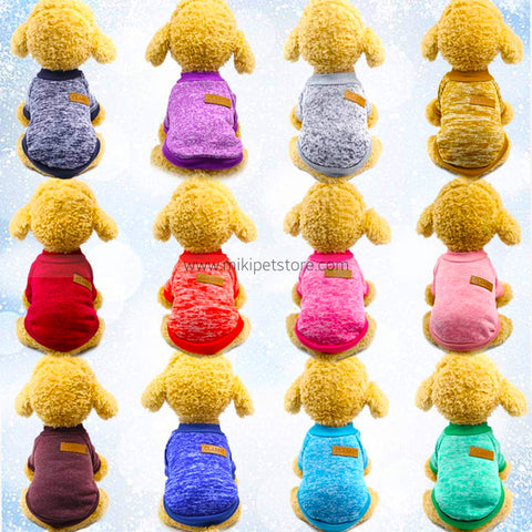 Cozy Fleece Pet Sweater Warm Dog Cat Jumper