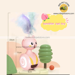 Interactive Feather Cat Toy – Moving Puzzle & Automatic Toy for Indoor Cats