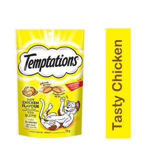 Temptations Cat Treat  Biscuit Tasty Chicken Flavor 75g