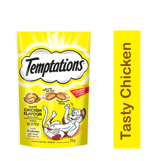 Temptations Cat Treat  Biscuit Tasty Chicken Flavor 75g