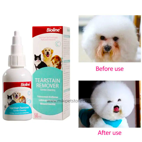 Bioline Tearstain Remover 50ml for Dogs and Cats