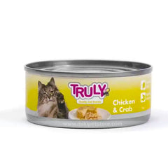 Truly Grain Free Cat Food Can Chicken & Crab  95gm