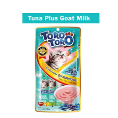Toro Toro Creamy Treat Tuna Plus Goat Milk 75g (15gX5)