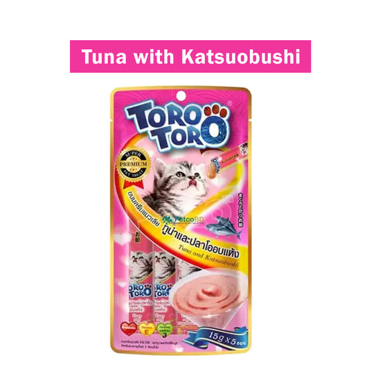 Toro Toro Creamy Treat Tuna with Katsuobushi 75g (15gX5)
