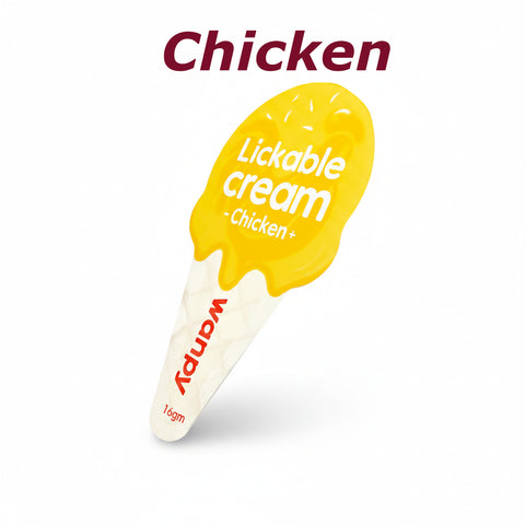 Wanpy Chicken Spoon Cream Cat Treat 16gm  1pcs